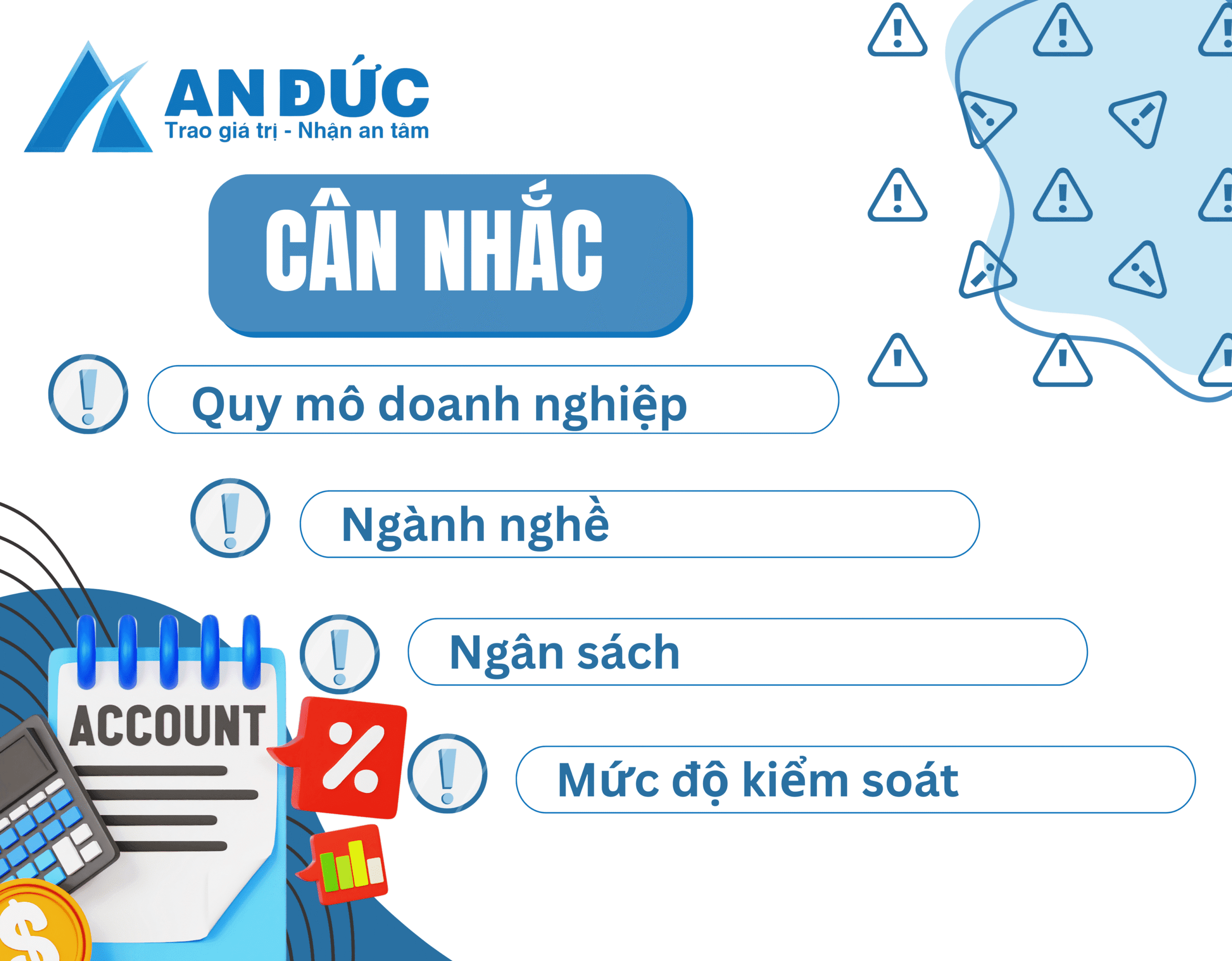 Đại lý thuế An Đức Những yếu tố cần cân nhắc khi lựa chọn giữa kế toán dịch vụ với in-house