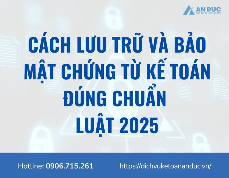 Ảnh đại diện - Lưu trữ chứng từ kế toán