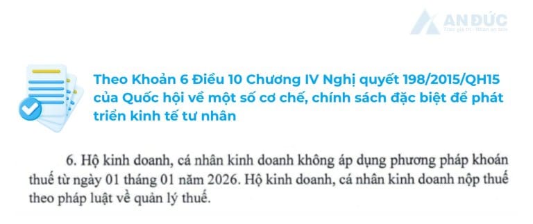 Bỏ thuế khoán hộ kinh doanh - An Đức