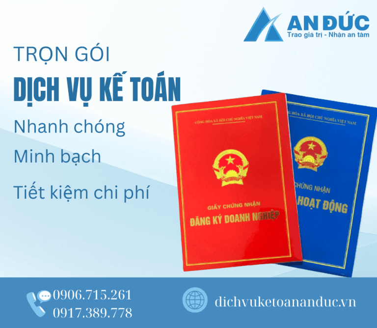 Dịch vụ kế toán trọn gói
