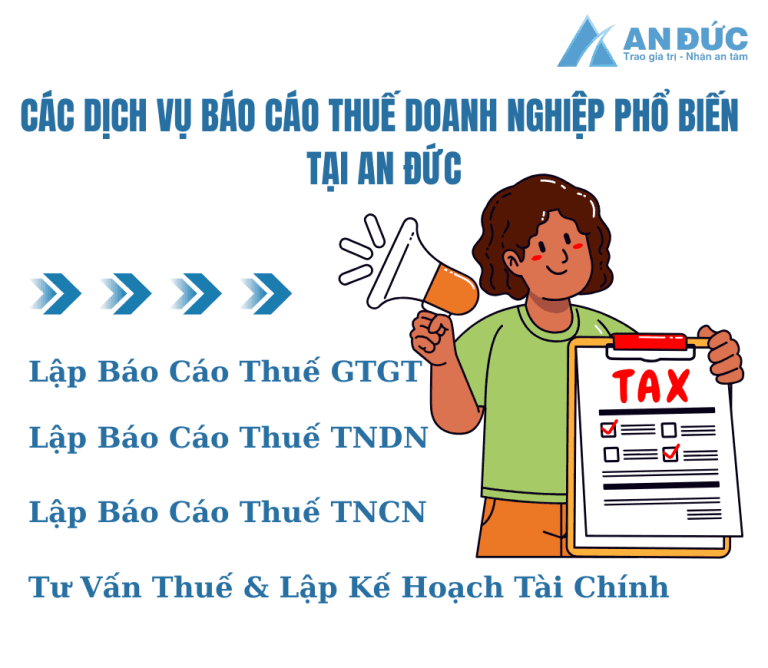 Đại lý thuế An Đức Dịch vụ kế toán trọn gói