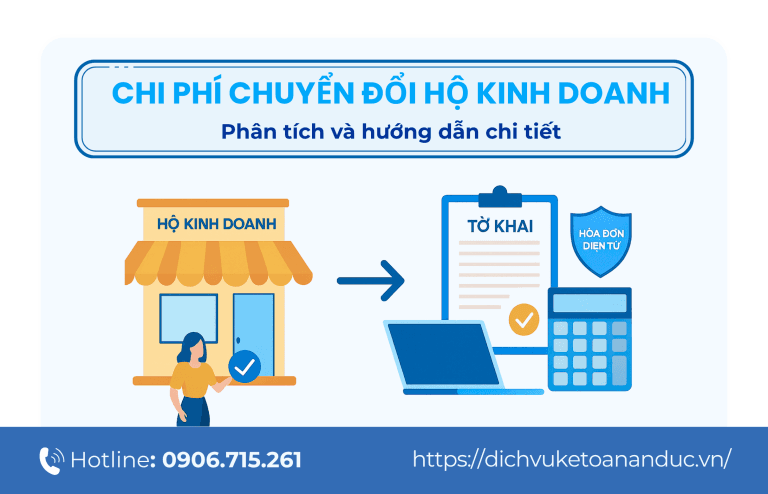 Chi phí chuyển đổi hộ kinh doanh - An Đức