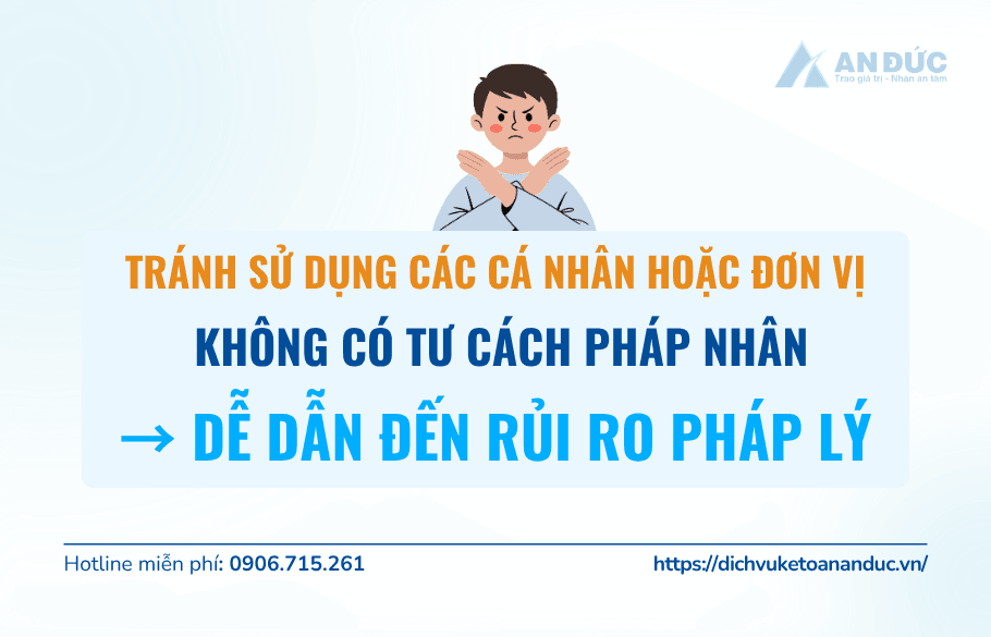 Đại lý thuế An Đức Điều cần chú ý