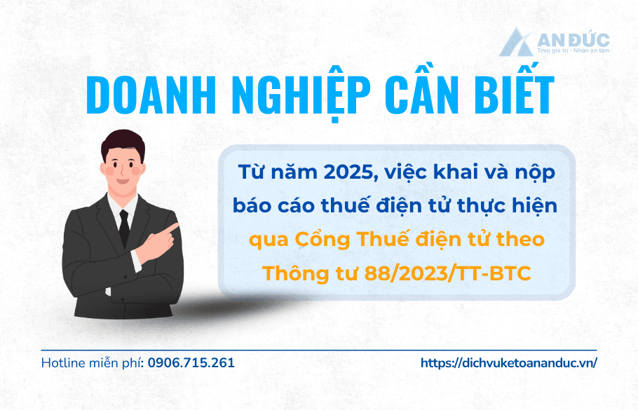 Đại lý thuế An Đức Doanh nghiệp cần biết