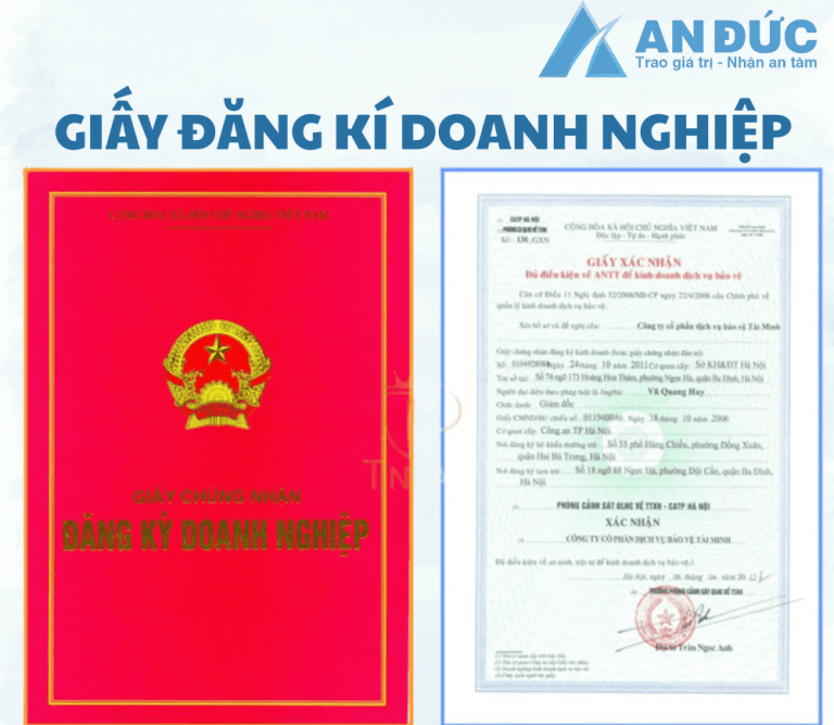 Giấy chứng nhận đăng kí doanh nghiệp