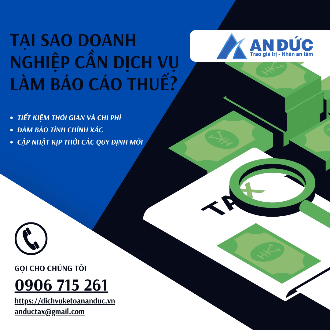 Đại lý thuế An Đức Dịch vụ kế toán trọn gói