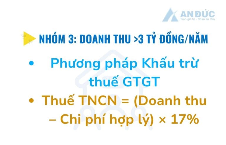 Đại lý thuế An Đức Hộ kinh doanh gia đình nhóm 3 - An Đức