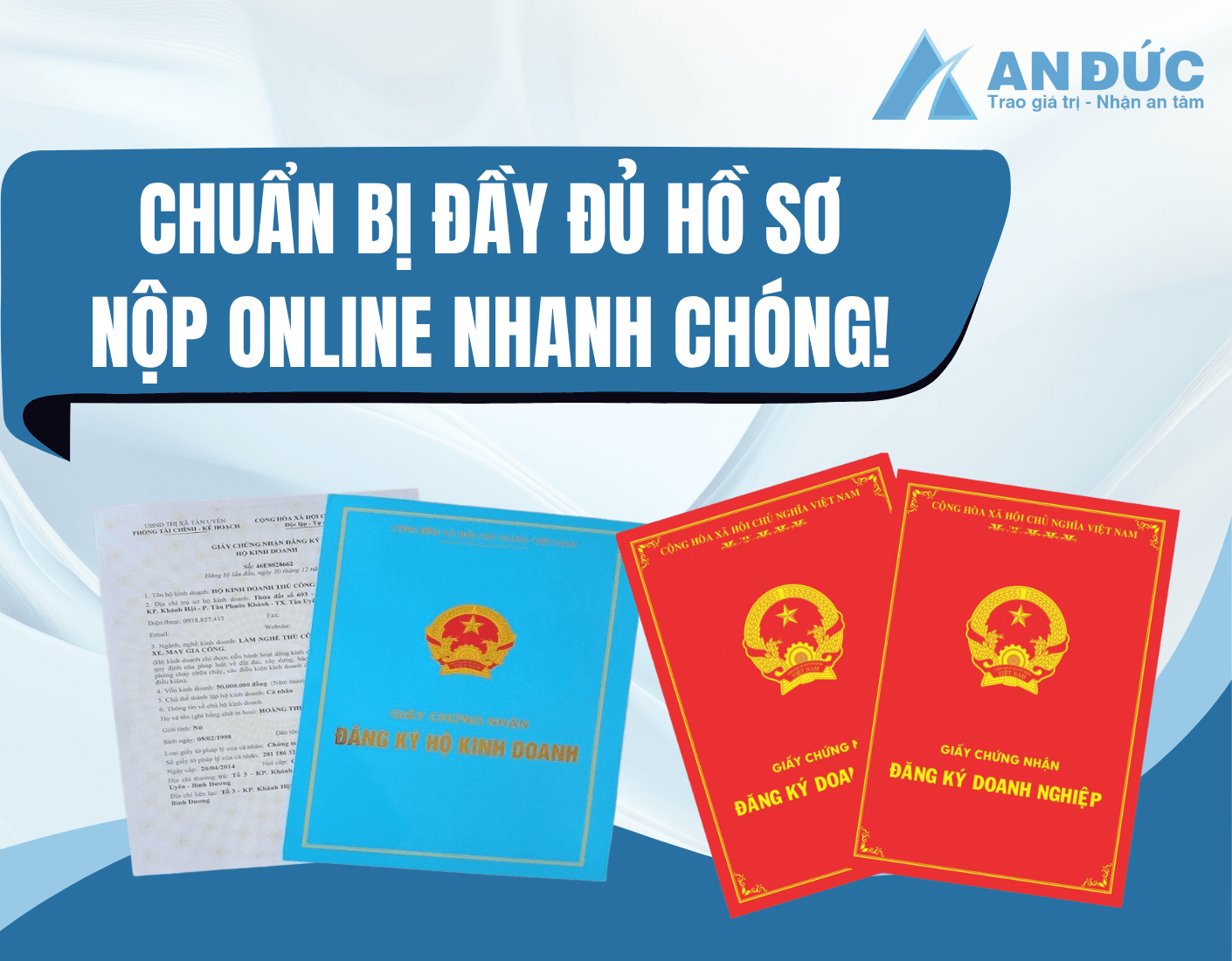 Đại lý thuế An Đức Hồ sơ đăng kí hộ kinh doanh