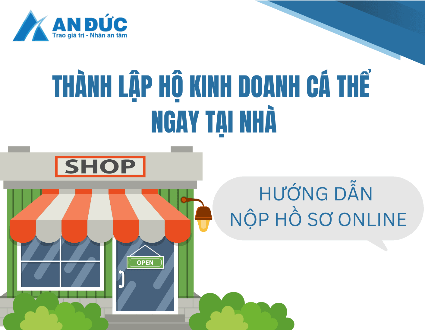 Đại lý thuế An Đức Hướng dẫn thành lập hộ kinh doanh online