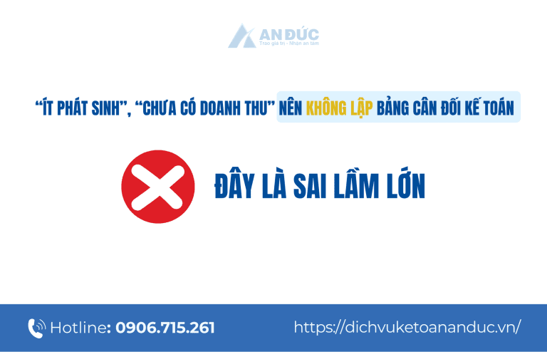 Lưu ý khi lập Bảng cân đối kế toán - An Đức