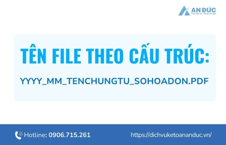 Đại lý thuế An Đức Quy trình lưu trữ điện tử - An Đức