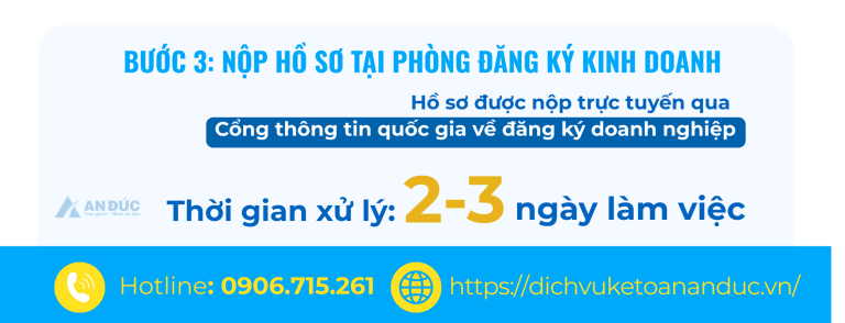 Đại lý thuế An Đức Quy trình thành lập công ty năm 2025 - Bước 3