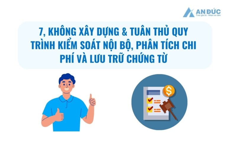 Đại lý thuế An Đức Sai lầm 7 - Lỗi kế toán trong khi quyết toán thuế - An Đức