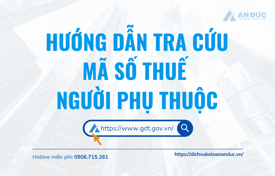 Hướng dẫn tra cứu mã số thuế người phụ thuộc