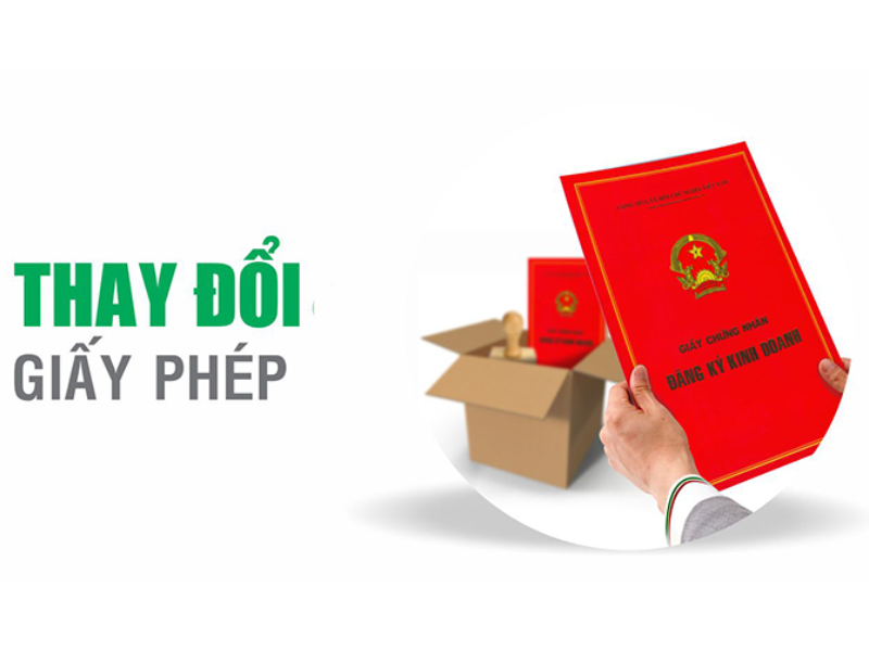 Quy trình thay đổi giấy phép kinh doanh 