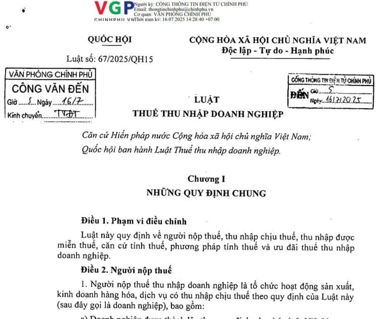 Đại lý thuế An Đức Thuế tndn 2025