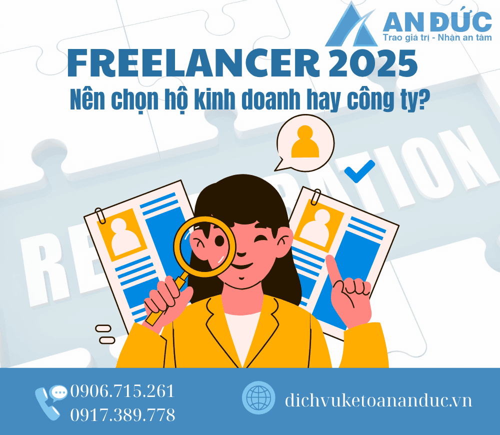 Freelancer 2025 – Nên chọn hộ kinh doanh hay công ty